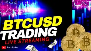 &lrm;BTC LIVE Trading Session | BTC / USD |  Analysis & Learning | VOLUME strategy