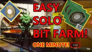 EASIEST WAY TO FARM WARMIND BITS DESTINY 2, 20 BITS A MINUTE! (SOLO, ANY CLASS)
