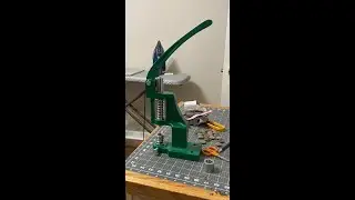 Making upholstery buttons with a hand press button maker   SD 480p