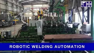 Robotic Welding Automation - Automatic Welding Line using Overhead and Floor Based Robots