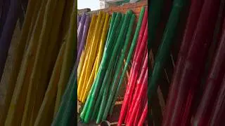 Bamboo painting for decoration by Team #artistvikash #bambooart #ranchi