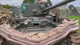 Valentine DD Tank, close up at Battles Through History 2024