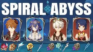 National Lullaby | Abyss 12-2-2 | Tartaglia Layla Bennett Xiangling | Childe | Genshin Impact