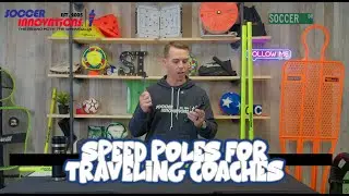 1 agility pole set for grass and/or turf w/ removable spike from Soccer Innovations&trade;