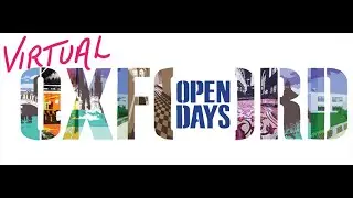 Virtual Open Day 2021 (Thursday 17 September)