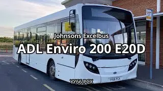 **THRASH W/Kickdown** Johnsons Excelbus  - YY66 PCX - ADL Enviro 200 E20D