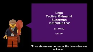 Lego set: 41610 Tactical Batman and Superman Brickheadz