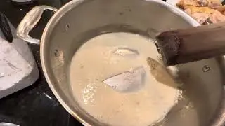 Mom makes her roux for gravy, gumbo, smothered chicken&hellip; ￼