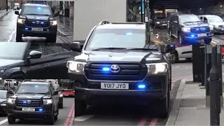 **CTSFO** Metropolitan Police CTSFO Armoured Toyota Land Cruisers respond through London!