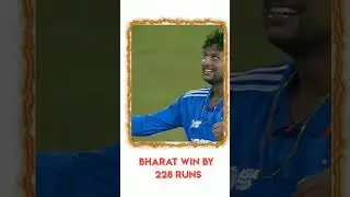 India's biggest win against Pakistan by runs in ODI history. 228 runs victory... ind vs pak