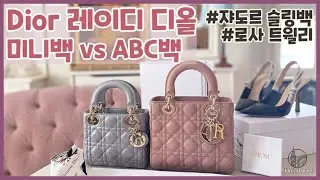레이디 디올백 - 영국vs한국 가격 비교 + 로사 트윌리 + 쟈도르 슬링백 리뷰