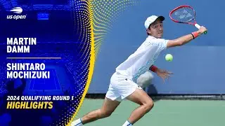 Martin Damm vs. Shintaro Mochizuki Highlights | 2024 US Open Qualifying Round 1