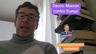 DIEGO FUSARO: Davos: Macron contro Trump