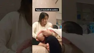 Equal attention please 🤣#short #reality #toddlers #motherhood