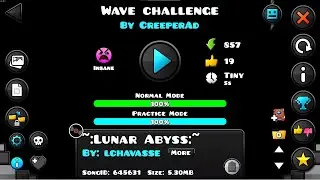 wave challenge 100% by creeperad ( new hardest challenge !!!! ???? ) mango mango labubu!!!