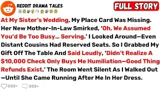 At My Sister&rsquo;s Wedding, My Place Card Was Missing. Her New Mother-in-Law... - Best Reddit Stories
