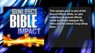 Impact Sound FX Sample Library Sound Effects Bible WAV Effects