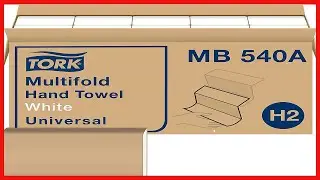 Quality product -  Tork Multifold Hand Towel White H2, Universal, 100% Recycled Fibers, 16 x 250 Tow