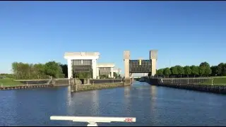 A Lock on the Rhine river