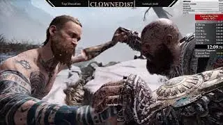 God of War 2018 | NG+ Any% Speedrun | (3:59:07) Previous Record | World First Sub 4 Hour run