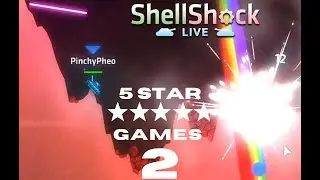 ShellShock Live | 5 Star Games | Rainbow Just Clipped Him !