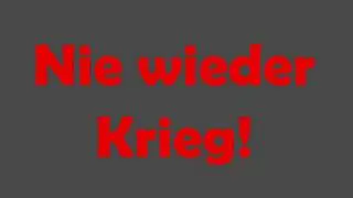 Nie wieder Krieg!  - remastered | THOMAS TH. M&Uuml;LLER 2023