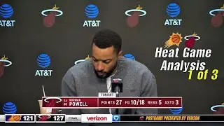 NBA HEAT CLUTCH WIN BAM ADEBAYO & NORMAN POWELL STUN SUNS IN MIAMI! Part 1 of 3