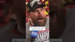 NEW TRAVIS KELCE KELCE VICTORY SONG JUST DROPPED #shorts #chiefskingdom #chiefs