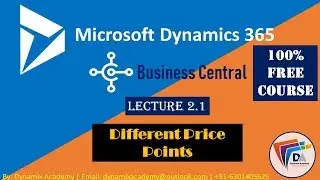 Microsoft Dynamics 365 Business Central Pricing | Dynamix Academy