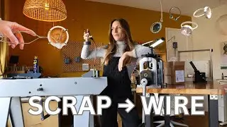 Turning Sterling Silver Scraps Into Wire — My Exact Tool Setup