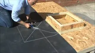 Fitting and waterproofing a Skylight with EPDM RubbaSeal