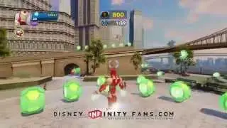 Disney Infinity 2.0 Right on Target Challenge Gold Medal Run Spider Man play set