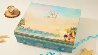 Goa-Themed Luxury Wedding Invitation Box by Hamporio