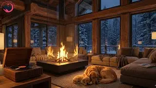 Golden Dreams | Deep Relaxation | Fireplace Melodies | Sleep Sounds for Peaceful Night Rest