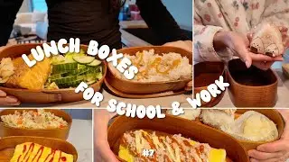 Lunch Box Series #7|Quick, Easy & Healthy recipes for the week🍱Bento box ideas, Onigiri,Asian dishes