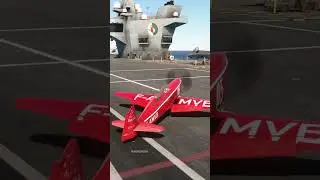 Caudron C 430 Red Rafale on an aircraft carrier #shorts