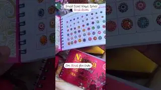 Small sized Bindi spiral books contains 60+ bindis #shorts