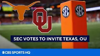 SEC unanimously votes to invite Texas, Oklahoma to conference | CBS Sports HQ