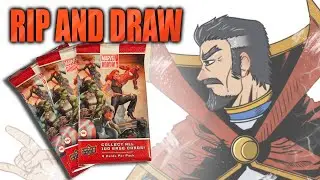 Rip and Draw - Opening 2020-21 Upper Deck Marvel Annual Trading Card - Doctor Strange