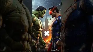 Hulk X Superman hybrid combo 💯🤯 #superherocartoon #superman #hulkcartoon