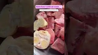 Caldo de ossos #receitas