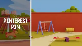 Maya 2022 | Modeling Cartoon Park Environment | Timelapse | Pinterest Pin