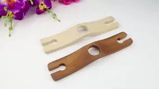 Eco Friendly Wholesale Custom Wooden Wine Glass Holder Wine Bottle Holder-HJY090