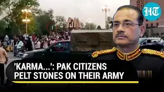India says 'Karma Strikes Back' after Imran supporters pelt stones on Pak Army | Watch