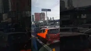 Tuesday heavy morning traffic nearing santolan flyover...
