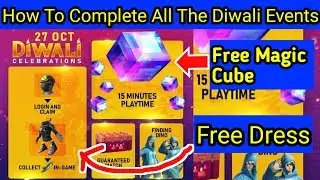 How to Complete All The Diwali Events || Get Free Magic Cube And Space Ops Bundle || Raj Sarkar
