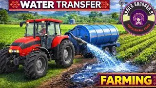 Indian Tractor Farming Simulator Water💧Supply🚜 Fields Crops🌾🌱