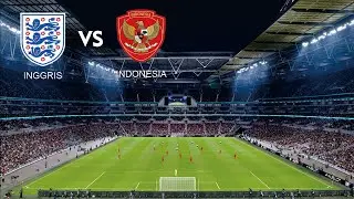 INGGRIS VS INDONESIA UJI COBA FIFA MATCHDAY GAMEPLAY 2024 WEMBLEY STADIUM