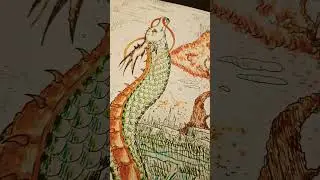 Finished design #dragondesign #dragonart #art #progress #scene
