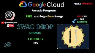 🔥 Swag Drop 2025 | Google Cloud Arcade Ranger Tier | Important Update Inside!  #google #swags #free